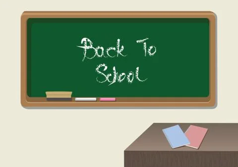 Back to School Classroom Vector Illustration Stock Illustration