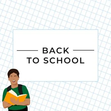 Back to school concept. back to school child. vector illustration Stock Illustration