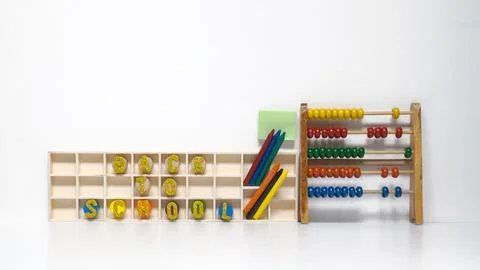 Back to school concept. Copy space 1 Stock Photos