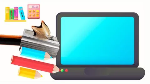 Back to school concept. Copy space.2 Stock Photos
