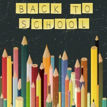 Back to school concept Stock Illustration