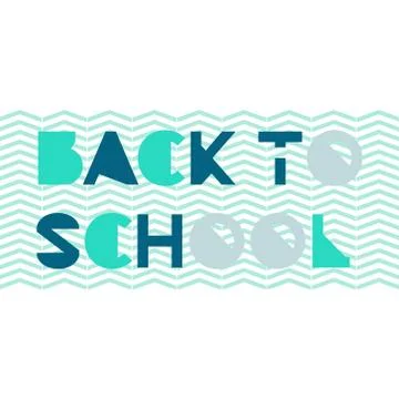 Back to school concept Stock Illustration