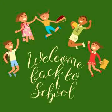Back to school concept Stock Illustration