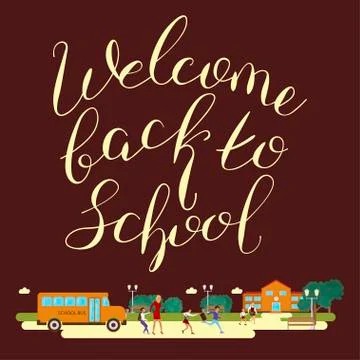 Back to school concept Stock Illustration