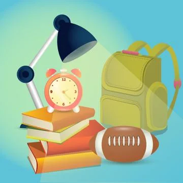 Back to school concept 스톡 일러스트