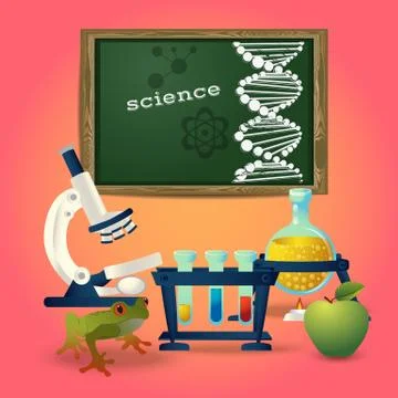 Back to school concept Stock Illustration