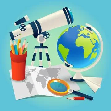 Back to school concept Stock Illustration