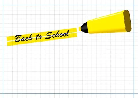 Back to school concept Stock Illustration