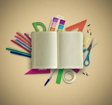 Back to school concept Stock Illustration
