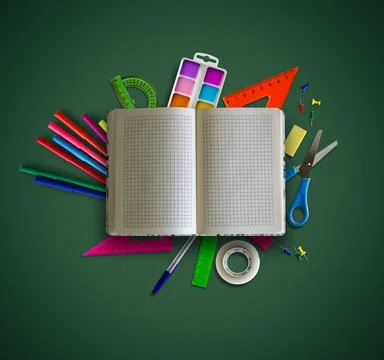 Back to school concept Stock Illustration