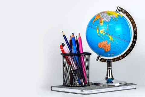 Back to the school concept. Stock Photos
