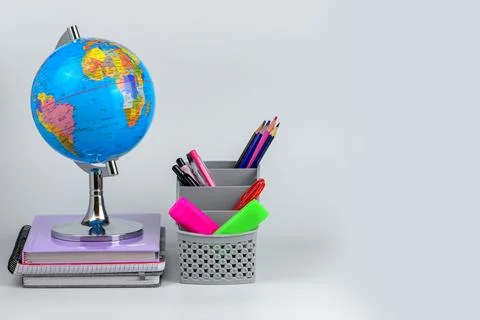 Back to the school concept. Stock Photos