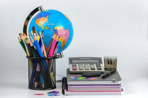 Back to the school concept. Stock Photos
