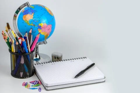 Back to the school concept. Stock Photos