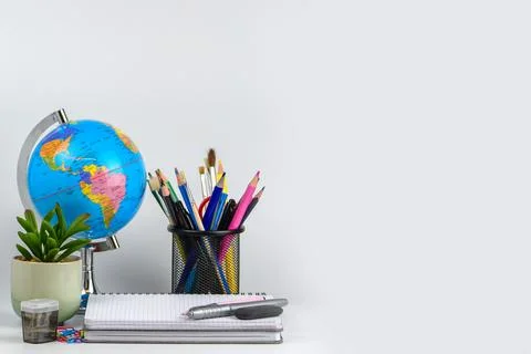 Back to the school concept. Stock Photos