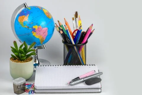Back to the school concept. Stock Photos