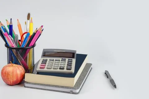 Back to the school concept. Stock Photos