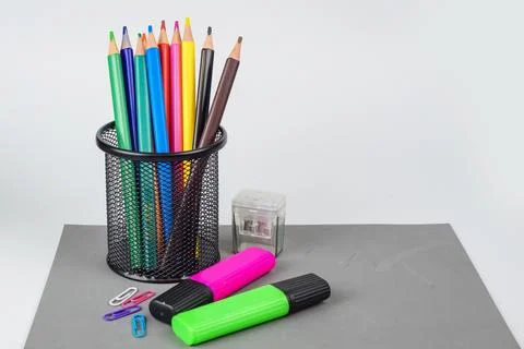 Back to the school concept. Stock Photos