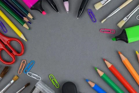 Back to the school concept. Stock Photos