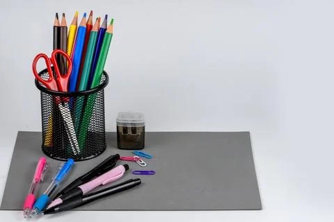 Back to the school concept. Stock Photos