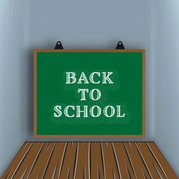 Back to school creative background. Stock Illustration