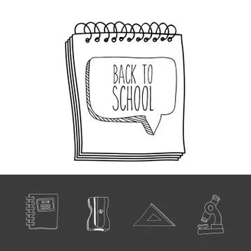 Back to school design 스톡 일러스트