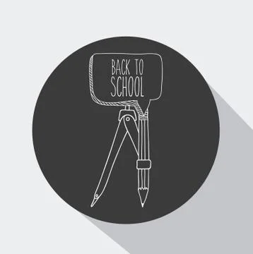 Back to school design Stock Illustration