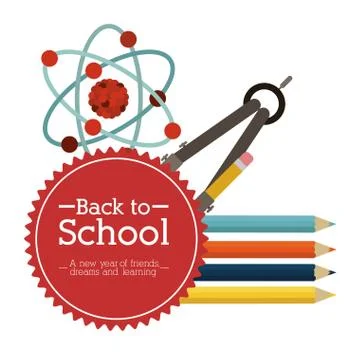 Back to school design 스톡 일러스트