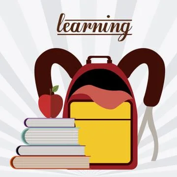 Back to school design Stock Illustration