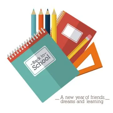 Back to school design Stock Illustration