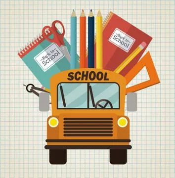 Back to school design Stock Illustration