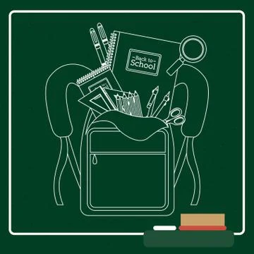Back to school design Stock Illustration
