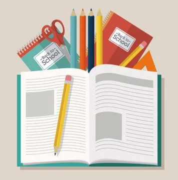 Back to school design Stock Illustration