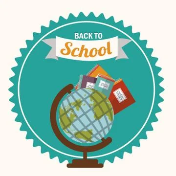 Back to school design Stock Illustration
