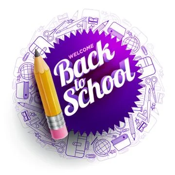 Back To School Design Stock Illustration