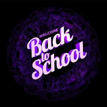 Back To School Design Stock Illustration