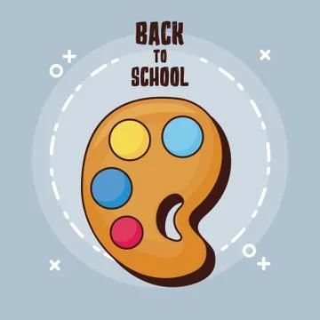 Back to school design Stockillustratie