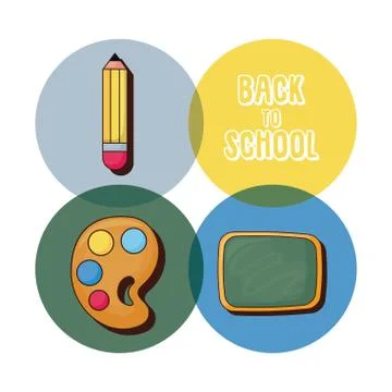 Back to school design Stock Illustration