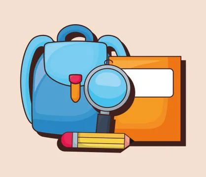 Back to school design Stock Illustration