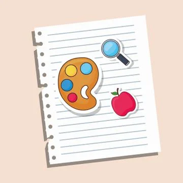 Back to school design Stock Illustration