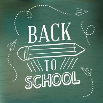 Back to school design. Study icon. Draw illustration , vector Stock Illustration