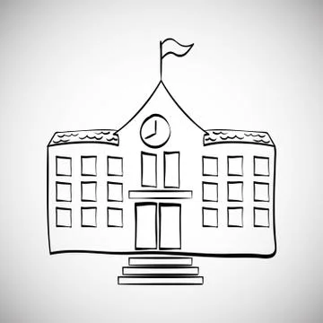 Back to school design. Study icon. Draw illustration , vector Stock Illustration