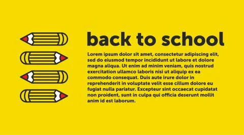 Back to school design. Study icon. Draw illustration , vector Stock Illustration