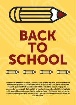Back to school design. Study icon. Draw illustration , vector Stock Illustration