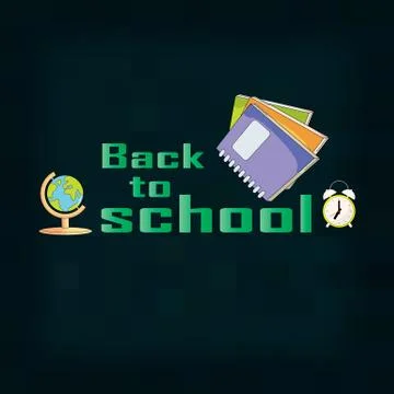 Back to school design. Vector illustration Stock Illustration