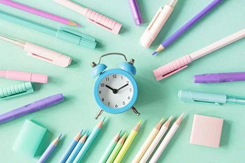 Back to school, education and work concept. Foto stock