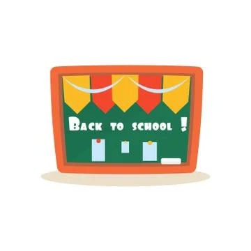 Back to School. Education Design Vector Illustration 库存插图