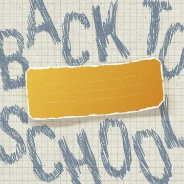 Back to school. education themed abstract background, vector illustration, ep イラスト素材