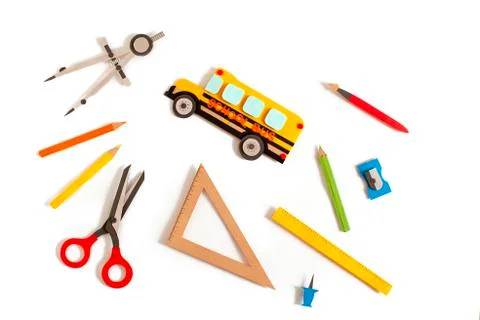Back to school. Education tools. Stock Photos