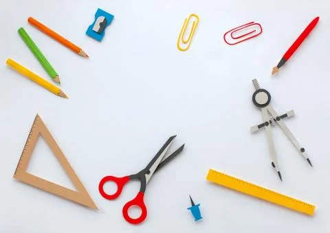 Back to school. Education tools. Stock Photos
